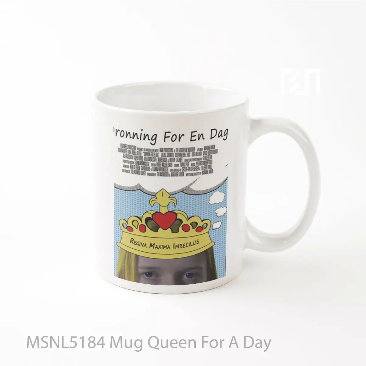 Mug Queen For A Day Gelas Keramik Tema Film MSNL5184