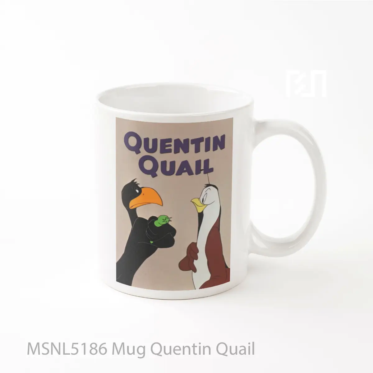 Mug Quentin Quail Gelas Keramik Tema Film MSNL5186