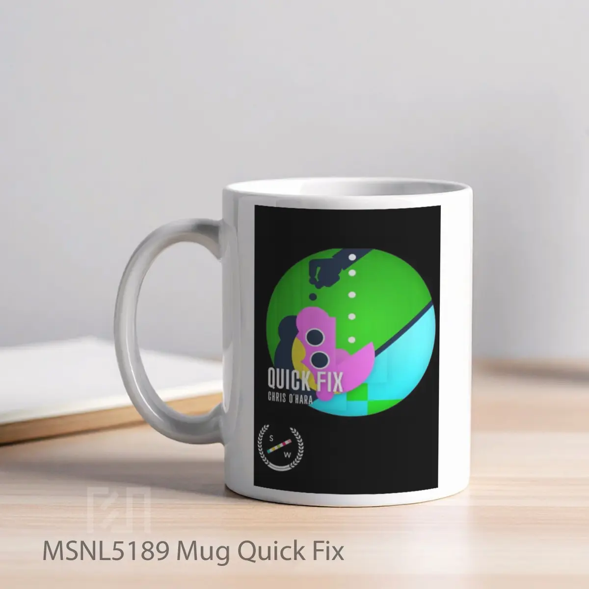Mug Quick Fix Gelas Keramik Tema Film MSNL5189 - Tampak Kiri