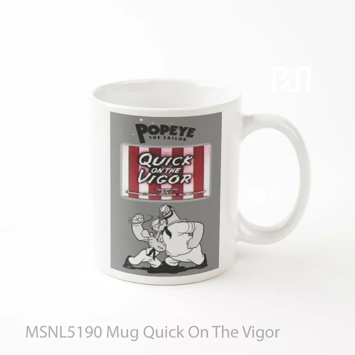 Mug Quick On The Vigor Gelas Keramik Tema Film MSNL5190
