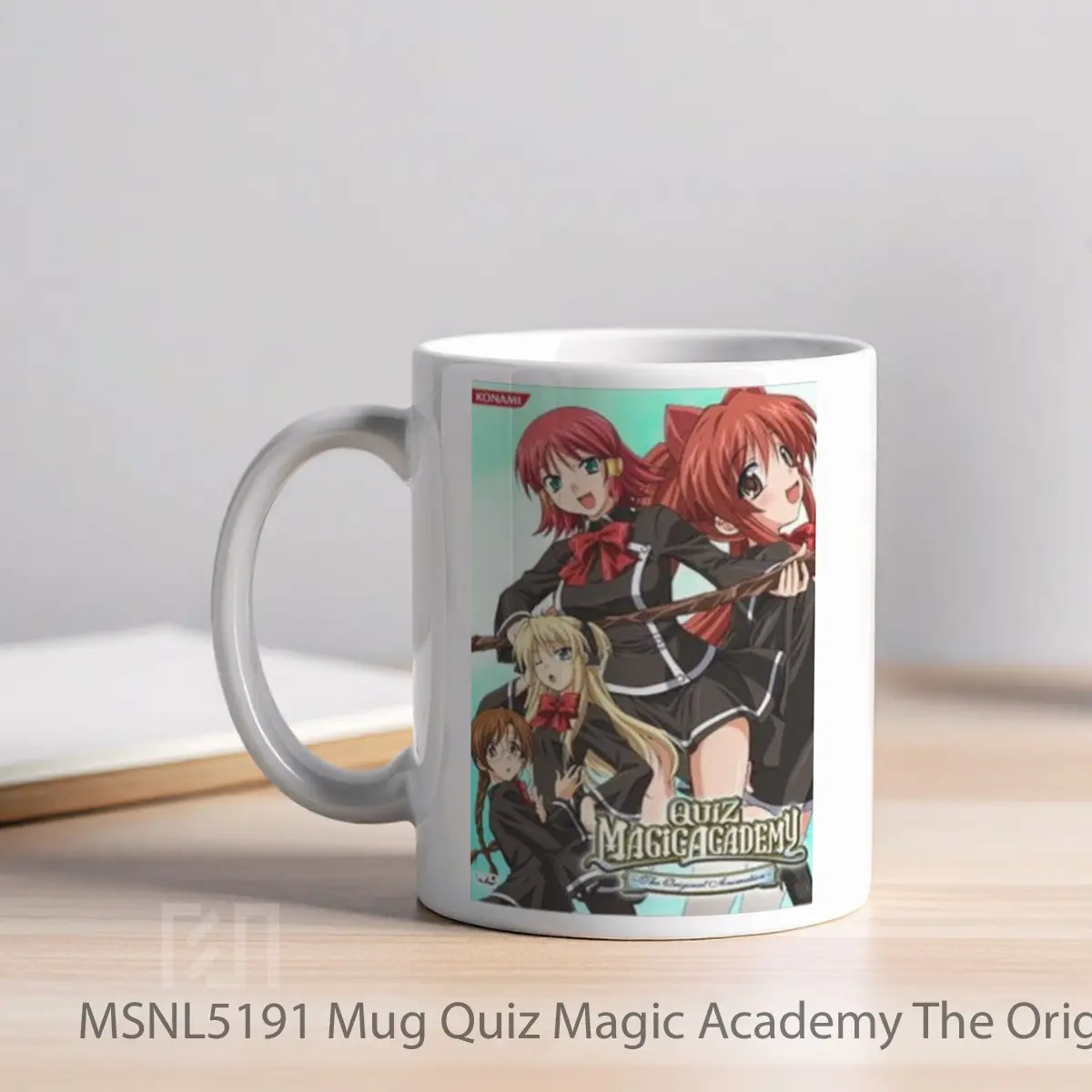 Mug Quiz Magic Academy The Original Animation Gelas Keramik Tema Film MSNL5191 - Tampak Kiri