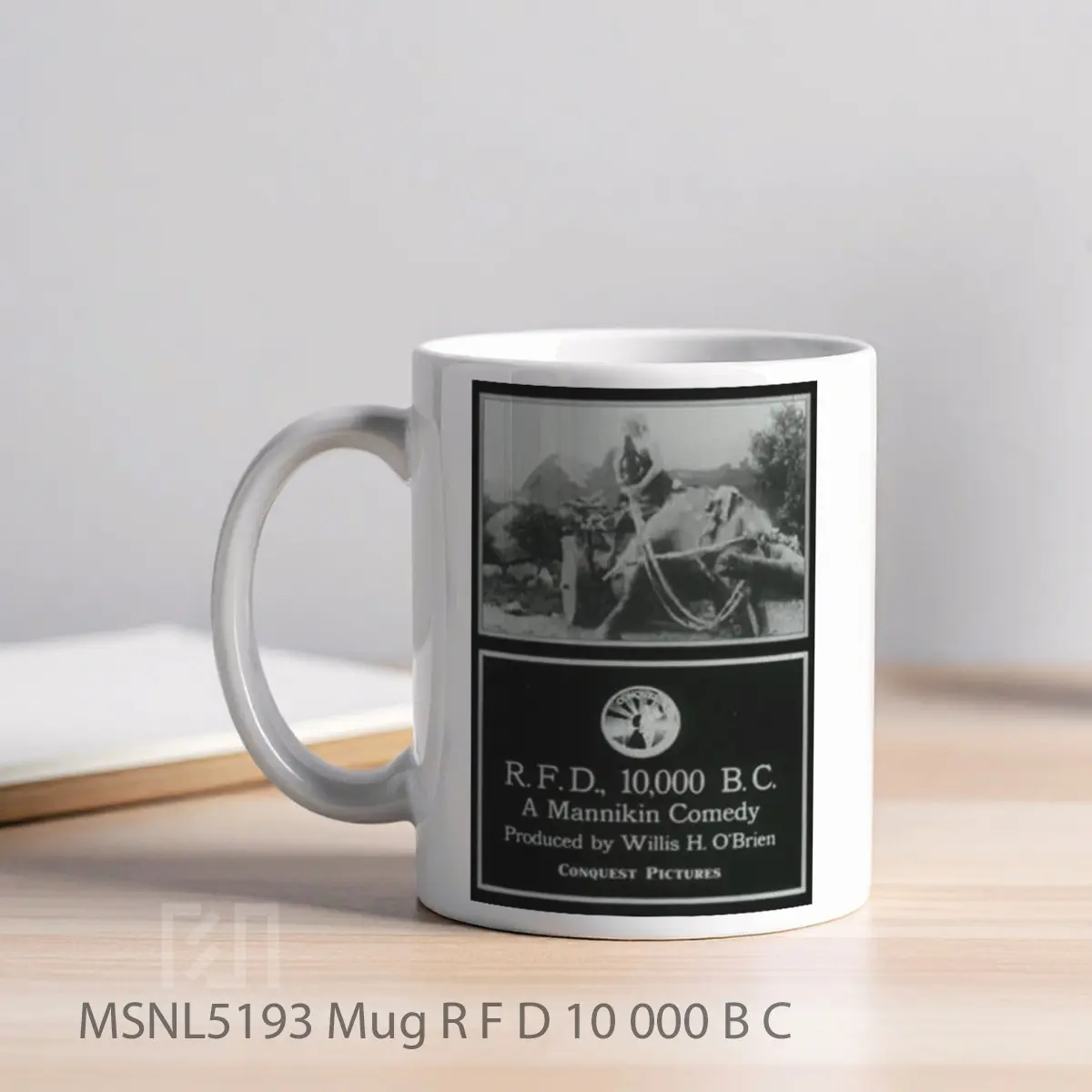 Mug R F D 10 000 B C Gelas Keramik Tema Film MSNL5193 - Tampak Kiri
