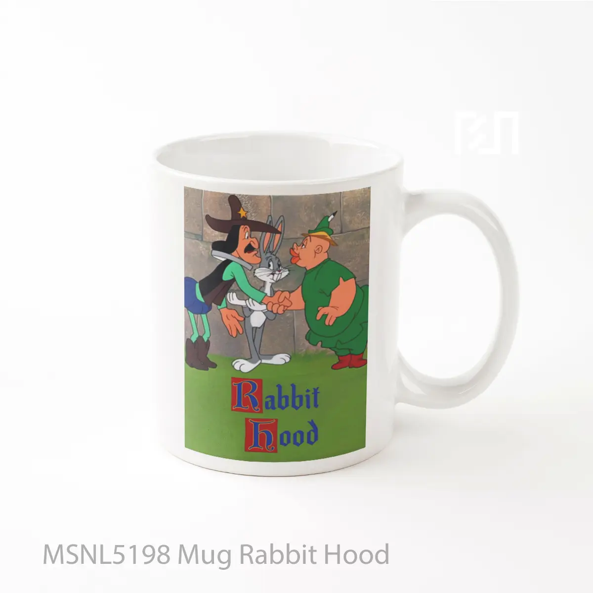 Mug Rabbit Hood Gelas Keramik Tema Film MSNL5198
