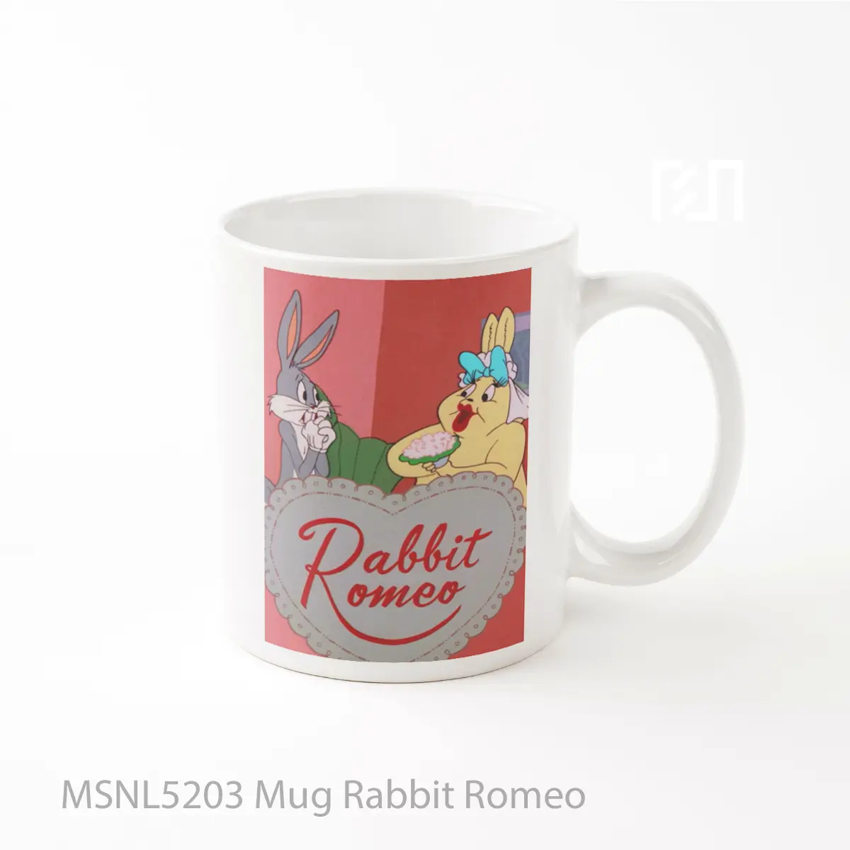 Mug Rabbit Romeo Gelas Keramik Tema Film MSNL5203