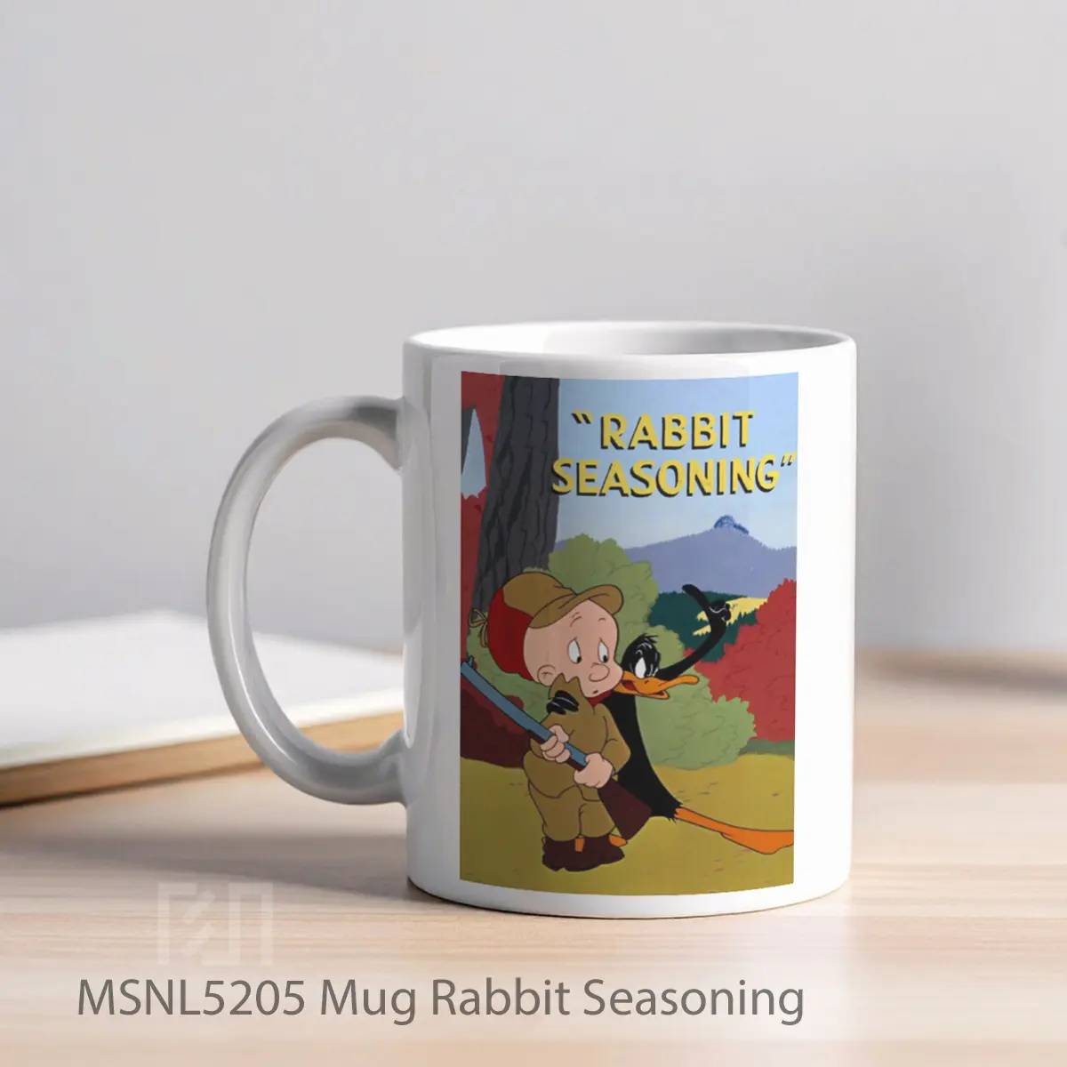Mug Rabbit Seasoning Gelas Keramik Tema Film MSNL5205 - Tampak Kiri