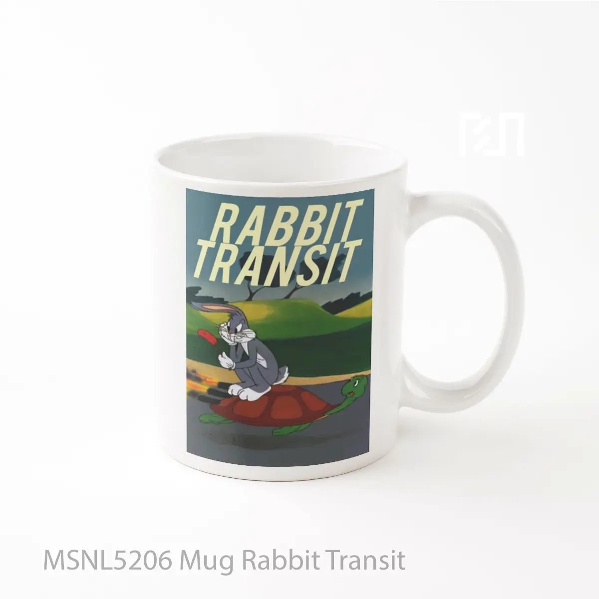 Mug Rabbit Transit Gelas Keramik Tema Film MSNL5206