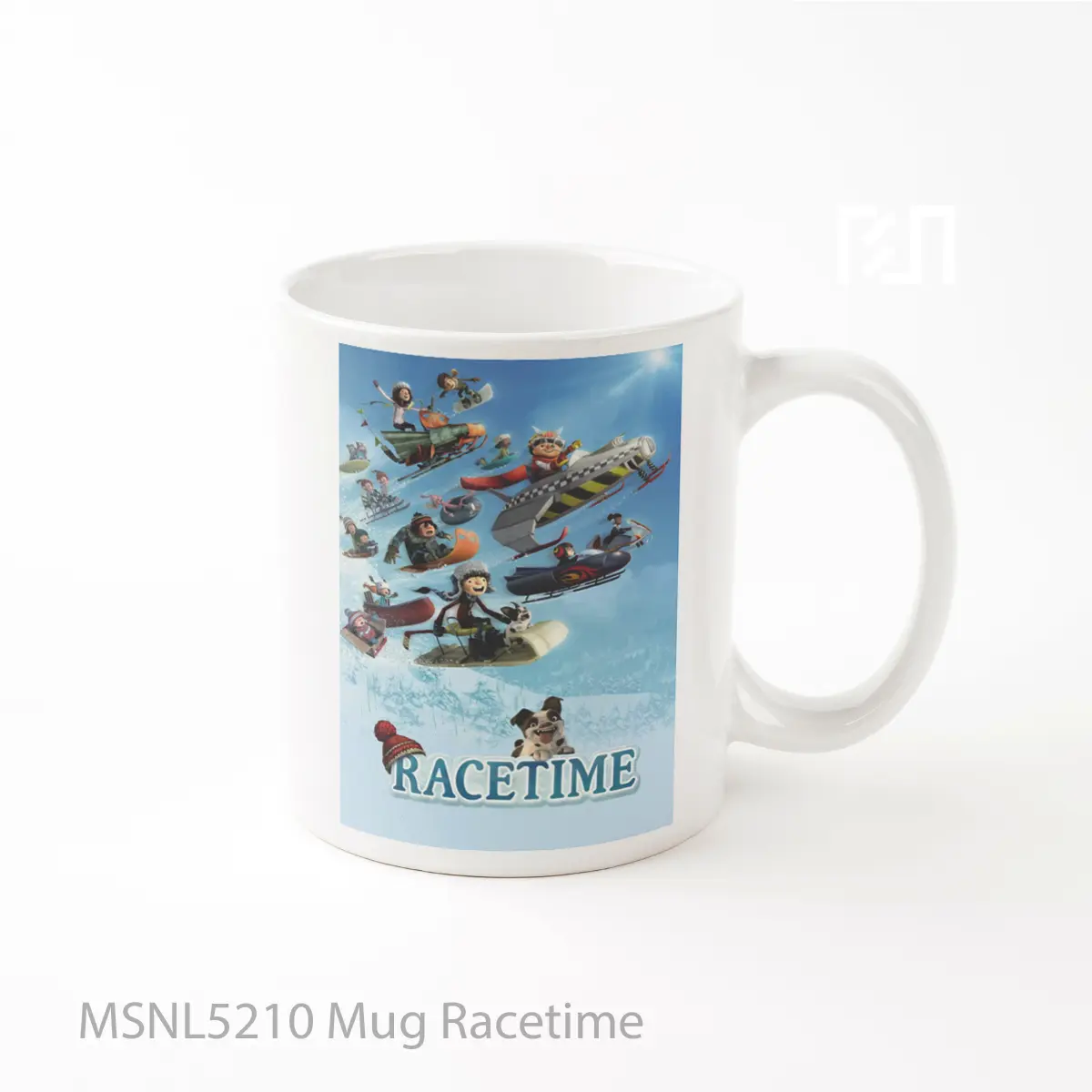Mug Racetime Gelas Keramik Tema Film MSNL5210