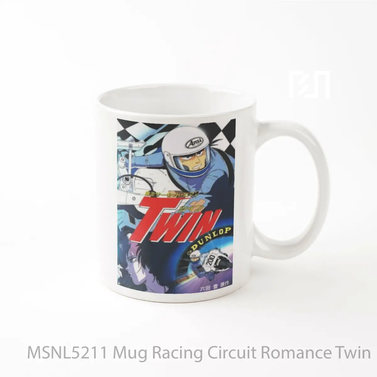 Mug Racing Circuit Romance Twin Gelas Keramik Tema Film MSNL5211