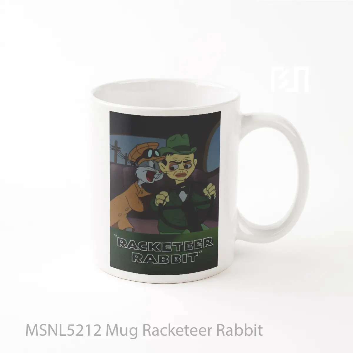 Mug Racketeer Rabbit Gelas Keramik Tema Film MSNL5212