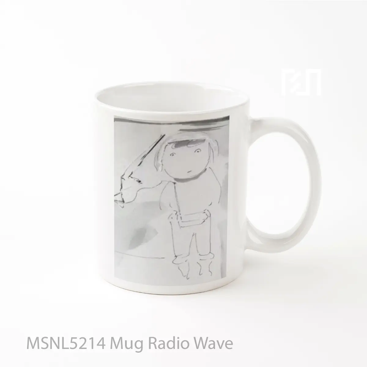 Mug Radio Wave Gelas Keramik Tema Film MSNL5214