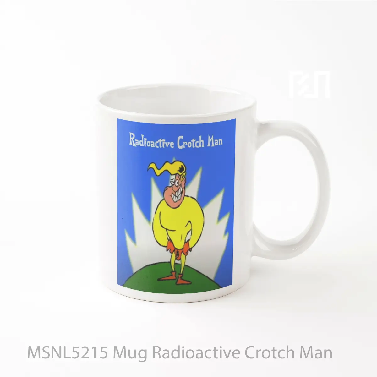 Mug Radioactive Crotch Man Gelas Keramik Tema Film MSNL5215