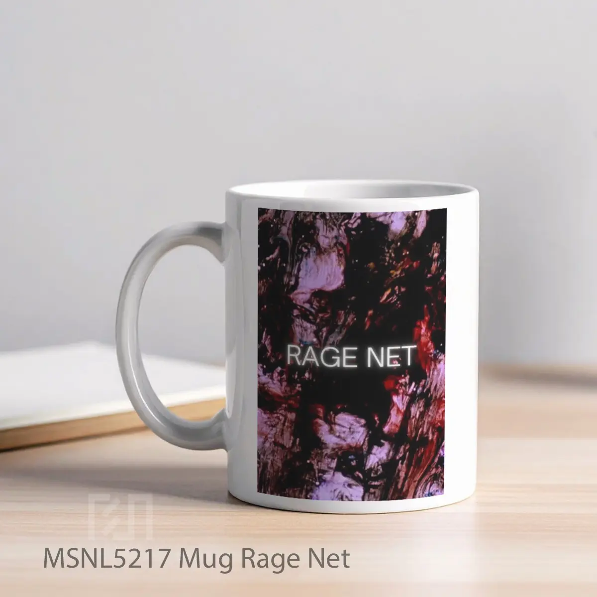 Mug Rage Net Gelas Keramik Tema Film MSNL5217 - Tampak Kiri
