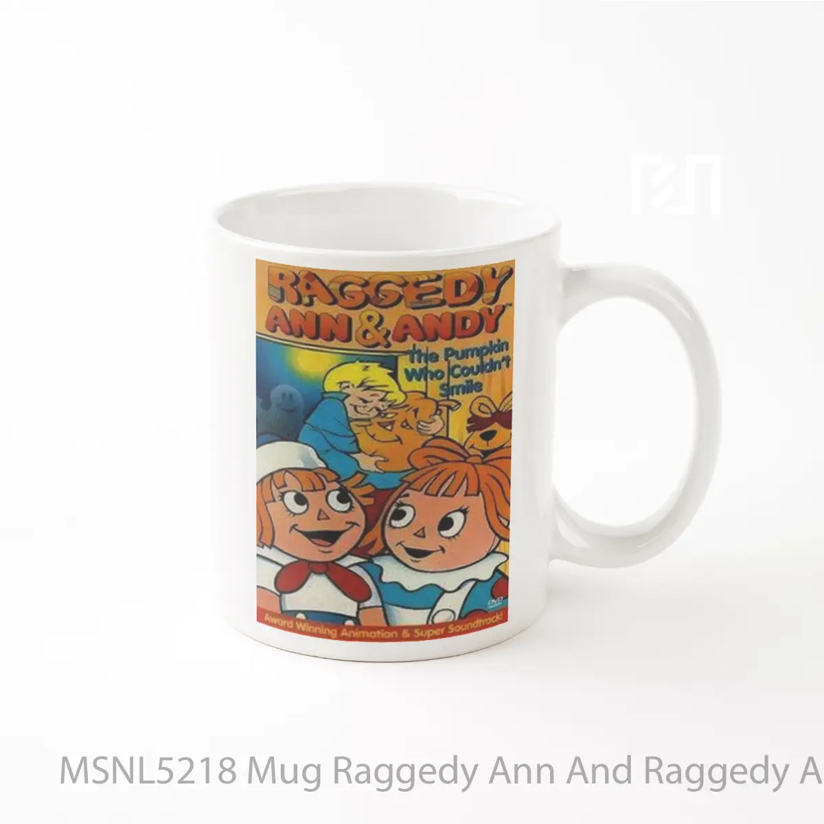Mug Raggedy Ann And Raggedy Andy In The Pumpkin Who Couldn T Smile Gelas Keramik Tema Film MSNL5218