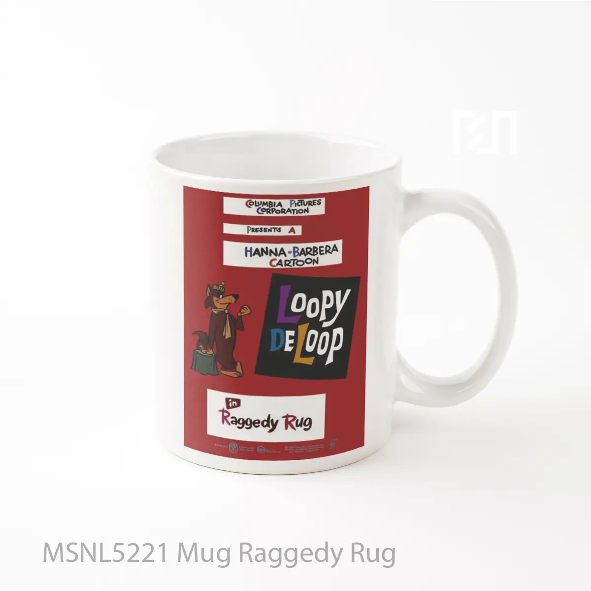 Mug Raggedy Rug Gelas Keramik Tema Film MSNL5221