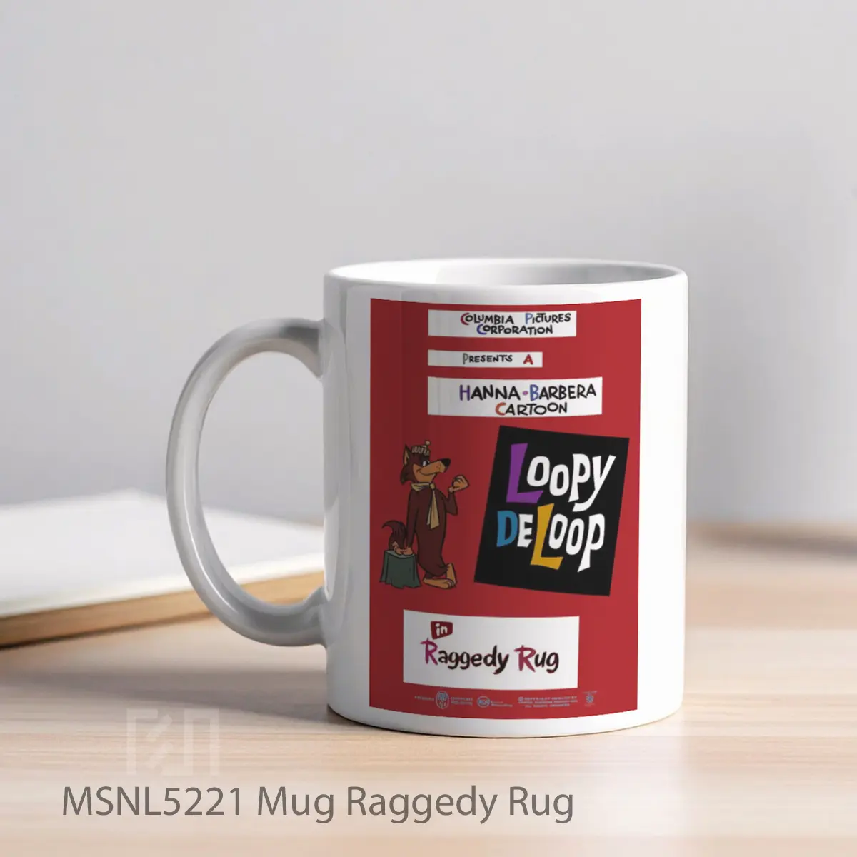 Mug Raggedy Rug Gelas Keramik Tema Film MSNL5221 - Tampak Kiri