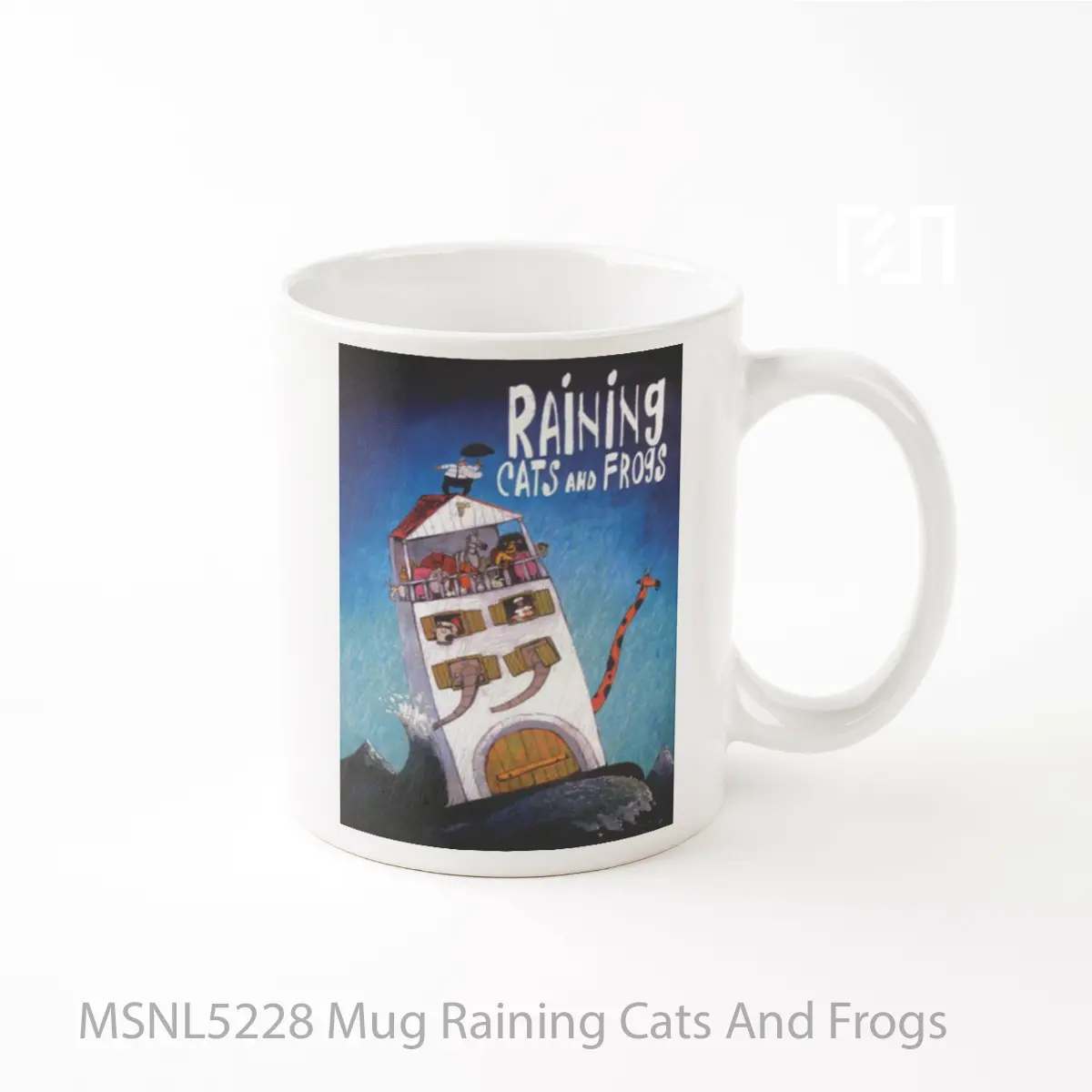 Mug Raining Cats And Frogs Gelas Keramik Tema Film MSNL5228