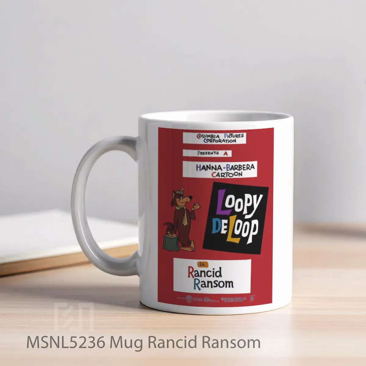 Mug Rancid Ransom Gelas Keramik Tema Film MSNL5236 - Tampak Kiri