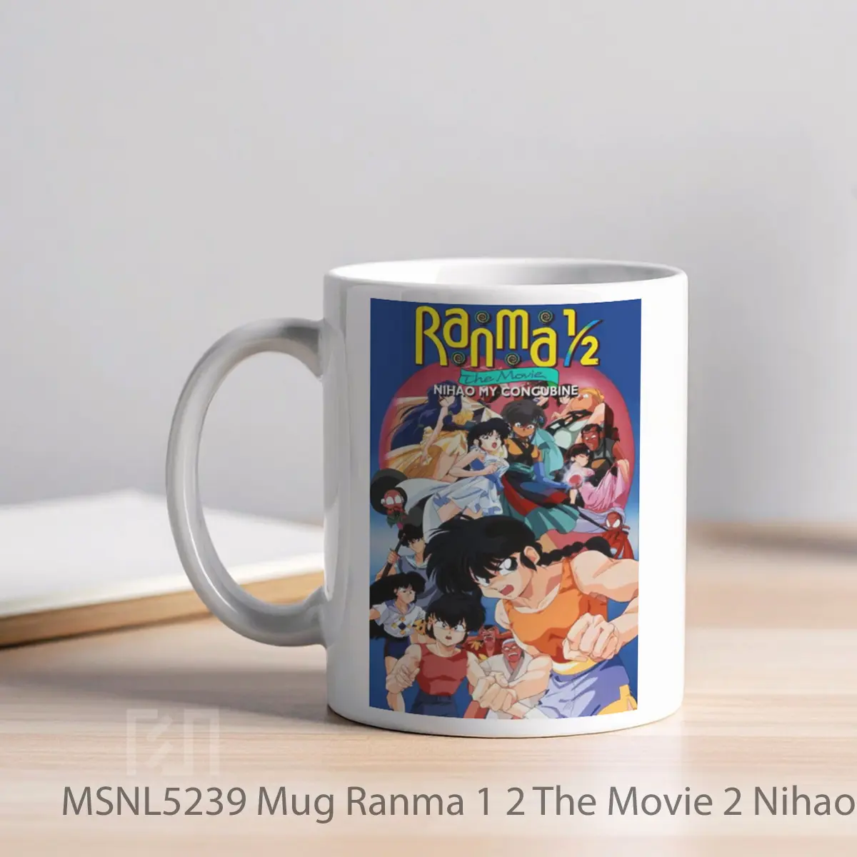 Mug Ranma 1 2 The Movie 2 Nihao My Concubine Gelas Keramik Tema Film MSNL5239 - Tampak Kiri