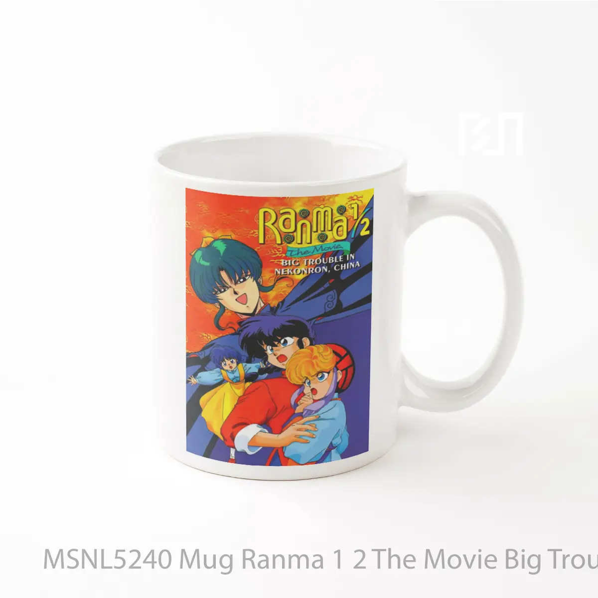 Mug Ranma 1 2 The Movie Big Trouble In Nekonron China Gelas Keramik Tema Film MSNL5240