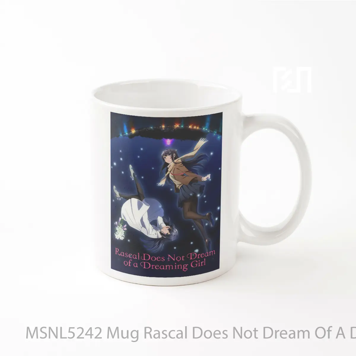 Mug Rascal Does Not Dream Of A Dreaming Girl Gelas Keramik Tema Film MSNL5242