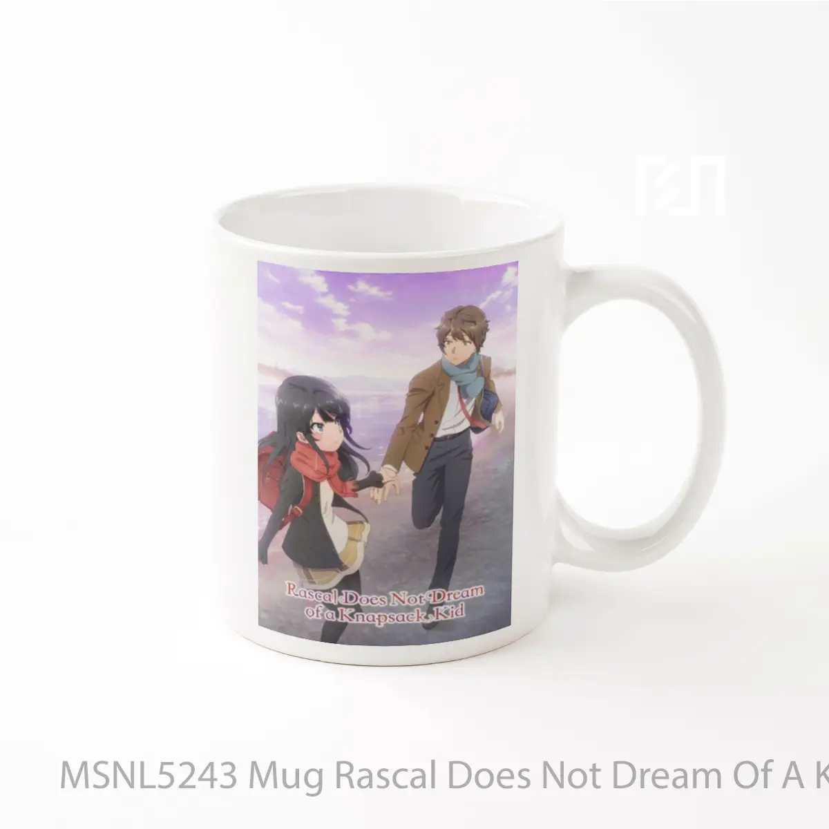 Mug Rascal Does Not Dream Of A Knapsack Kid Gelas Keramik Tema Film MSNL5243