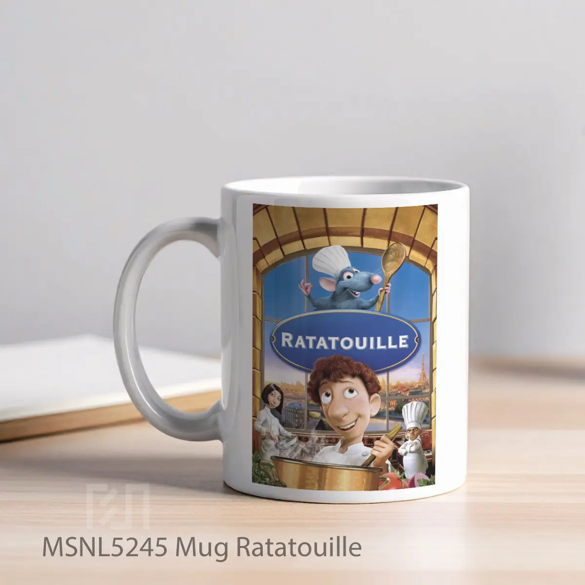 Mug Ratatouille Gelas Keramik Tema Film MSNL5245 - Tampak Kiri