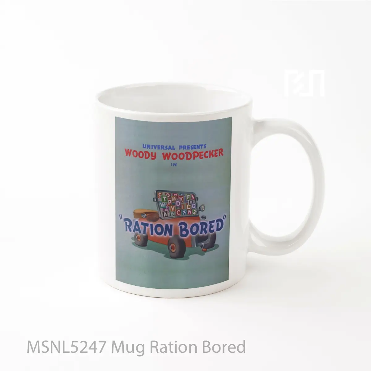 Mug Ration Bored Gelas Keramik Tema Film MSNL5247