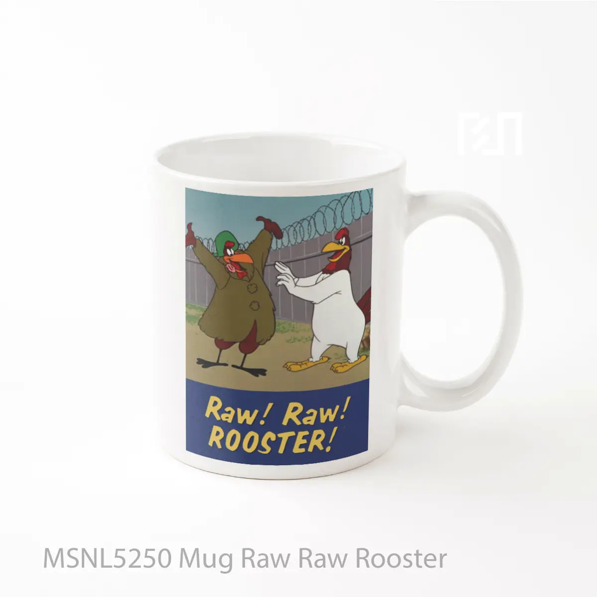 Mug Raw Raw Rooster Gelas Keramik Tema Film MSNL5250