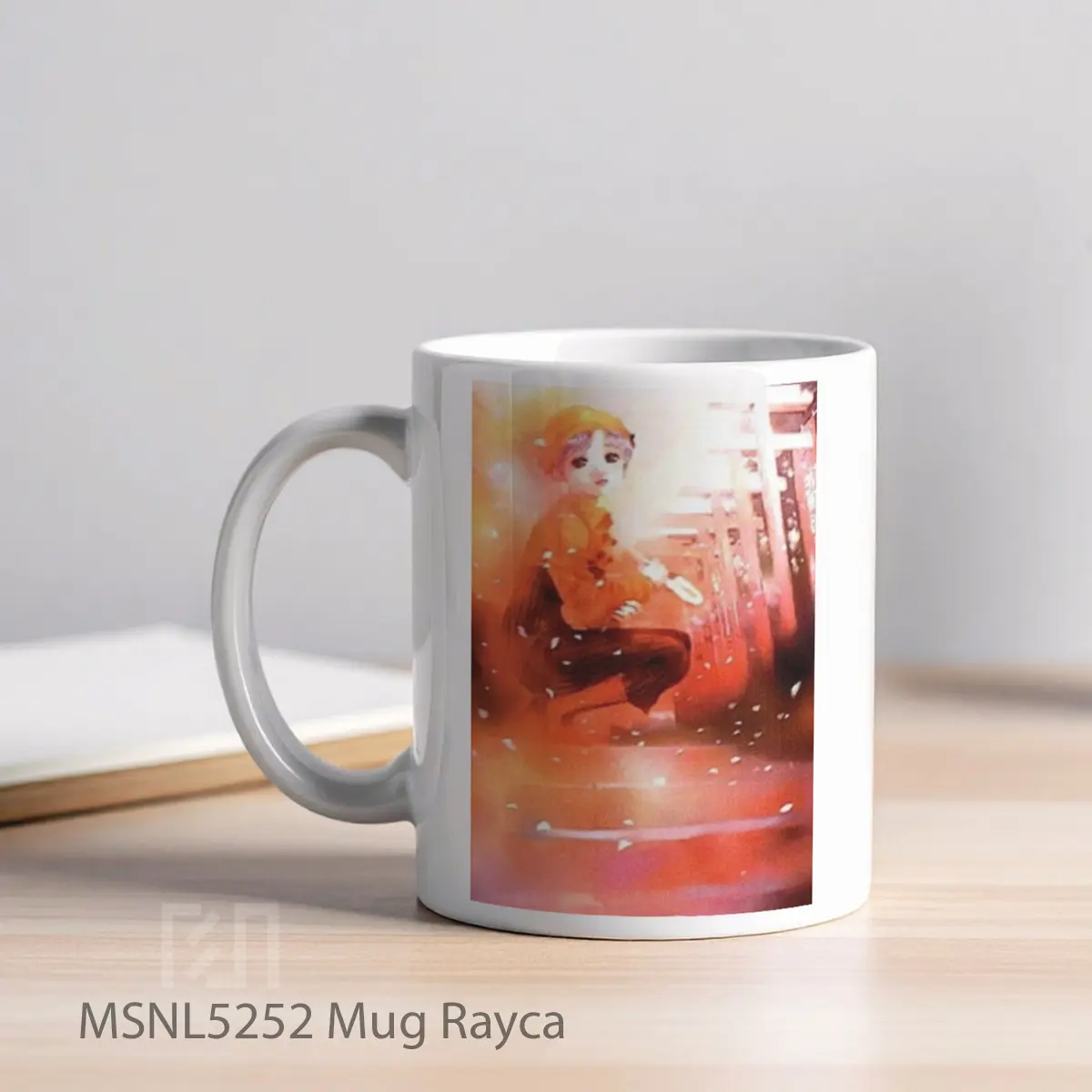 Mug Rayca Gelas Keramik Tema Film MSNL5252 - Tampak Kiri