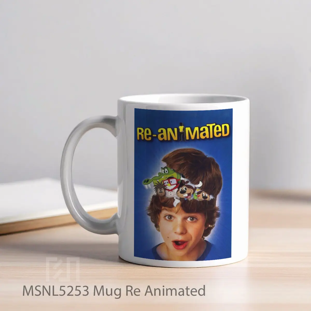 Mug Re Animated Gelas Keramik Tema Film MSNL5253 - Tampak Kiri