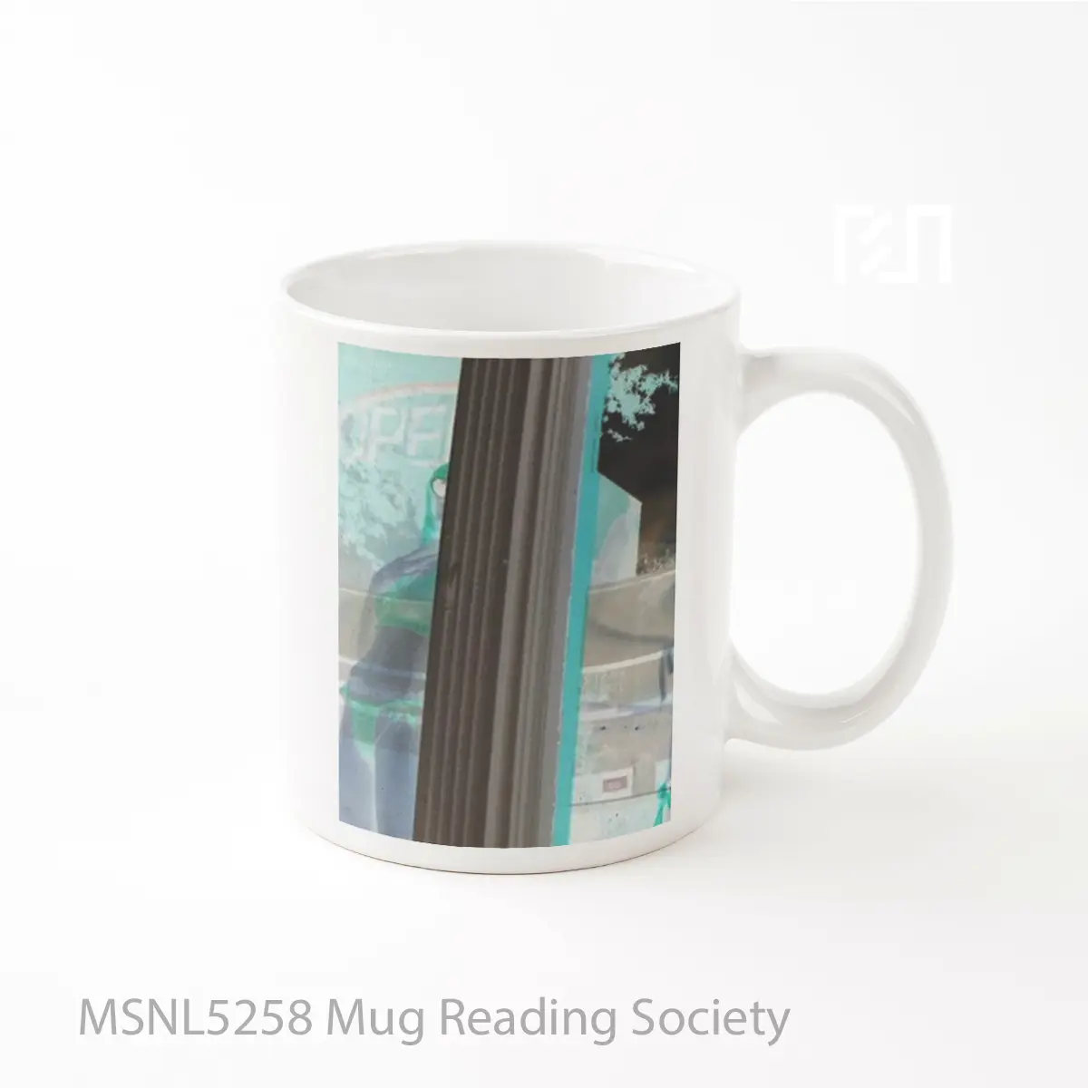 Mug Reading Society Gelas Keramik Tema Film MSNL5258