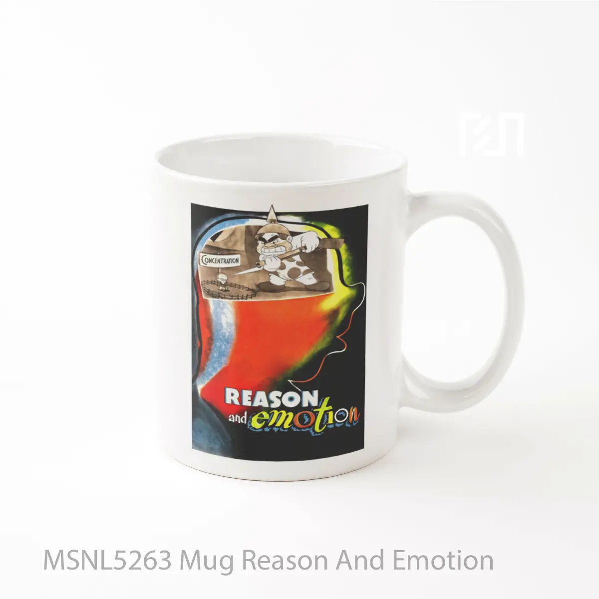 Mug Reason And Emotion Gelas Keramik Tema Film MSNL5263