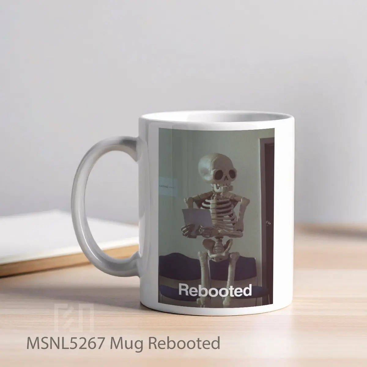 Mug Rebooted Gelas Keramik Tema Film MSNL5267 - Tampak Kiri