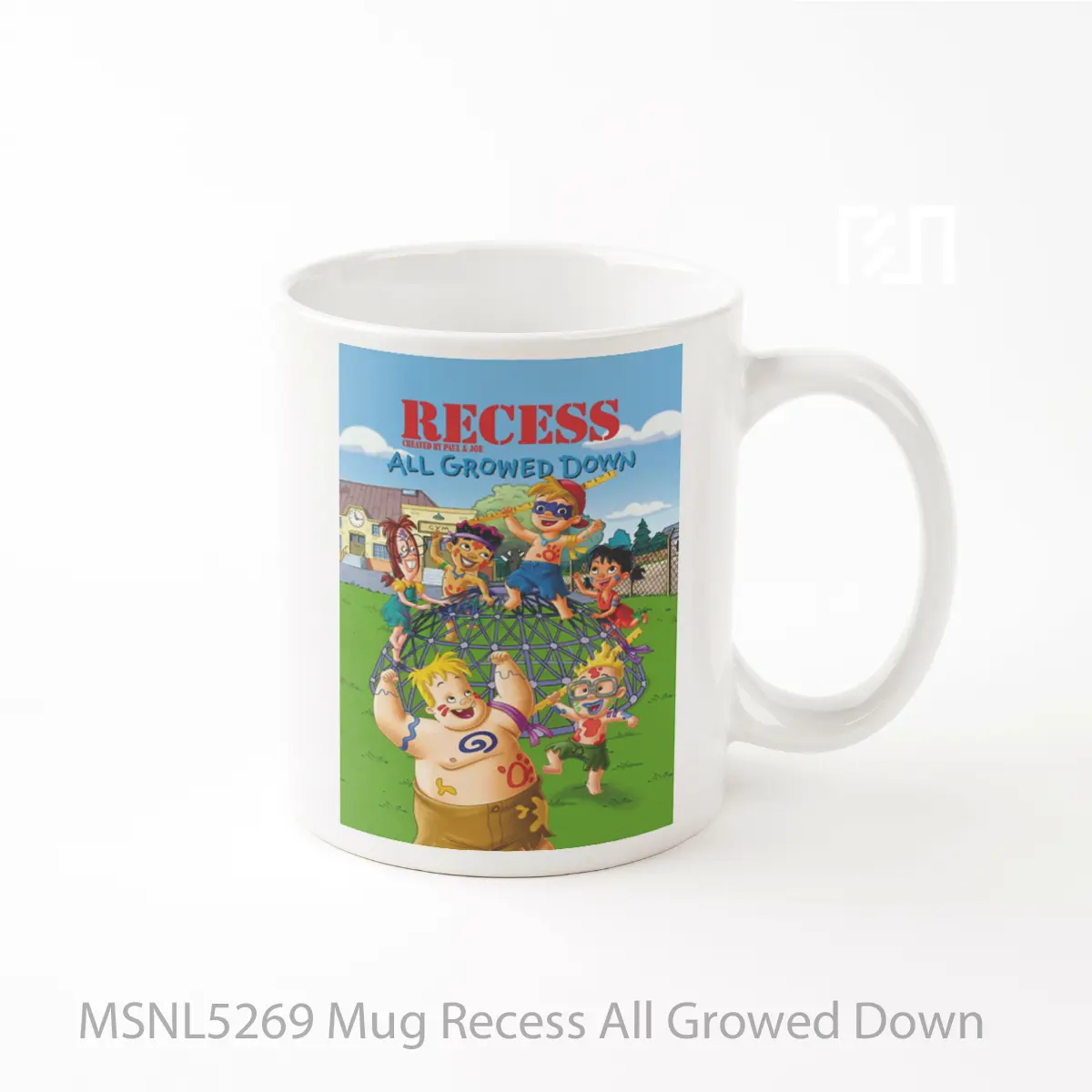 Mug Recess All Growed Down Gelas Keramik Tema Film MSNL5269
