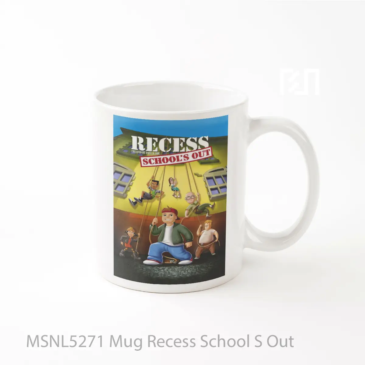 Mug Recess School S Out Gelas Keramik Tema Film MSNL5271