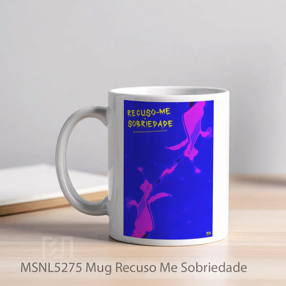 Mug Recuso Me Sobriedade Gelas Keramik Tema Film MSNL5275 - Tampak Kiri