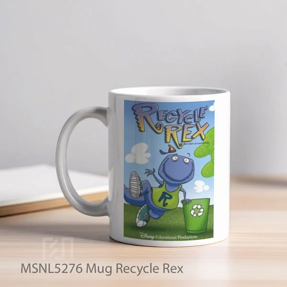 Mug Recycle Rex Gelas Keramik Tema Film MSNL5276 - Tampak Kiri