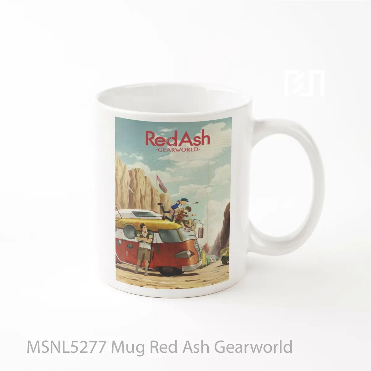 Mug Red Ash Gearworld Gelas Keramik Tema Film MSNL5277