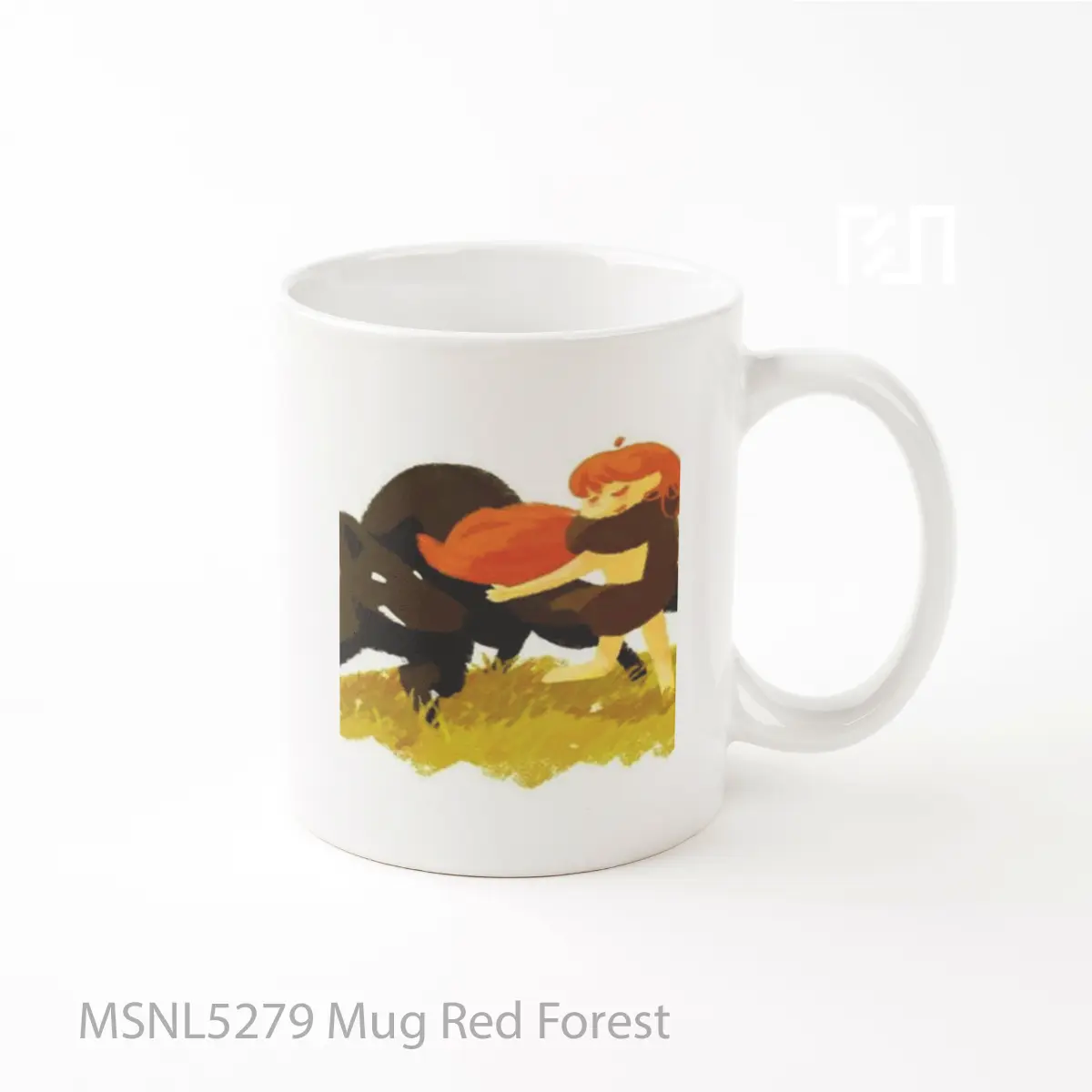 Mug Red Forest Gelas Keramik Tema Film MSNL5279
