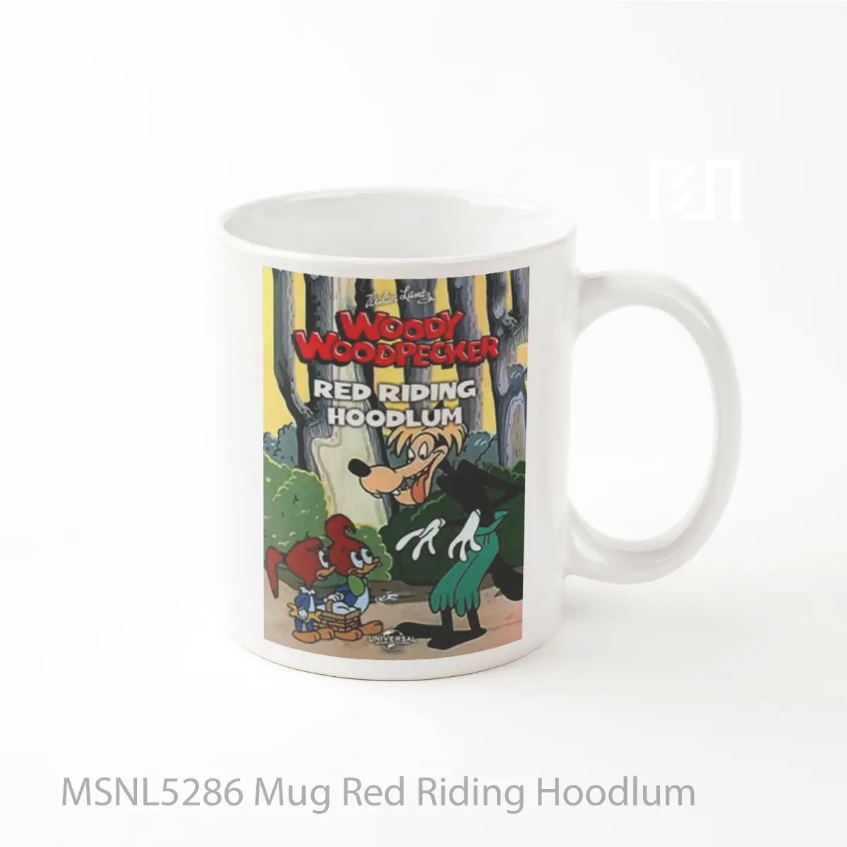 Mug Red Riding Hoodlum Gelas Keramik Tema Film MSNL5286