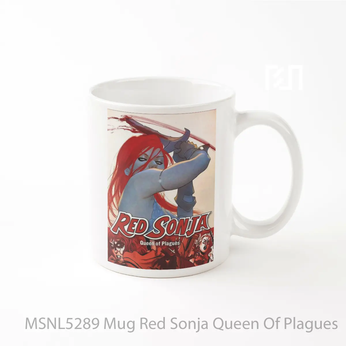 Mug Red Sonja Queen Of Plagues Gelas Keramik Tema Film MSNL5289