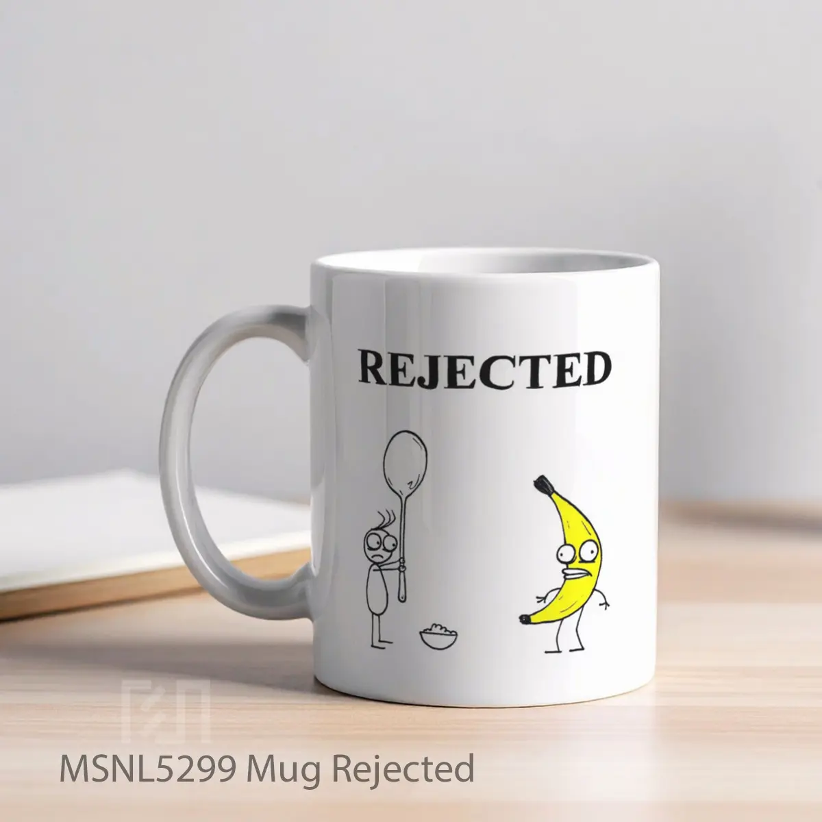 Mug Rejected Gelas Keramik Tema Film MSNL5299 - Tampak Kiri