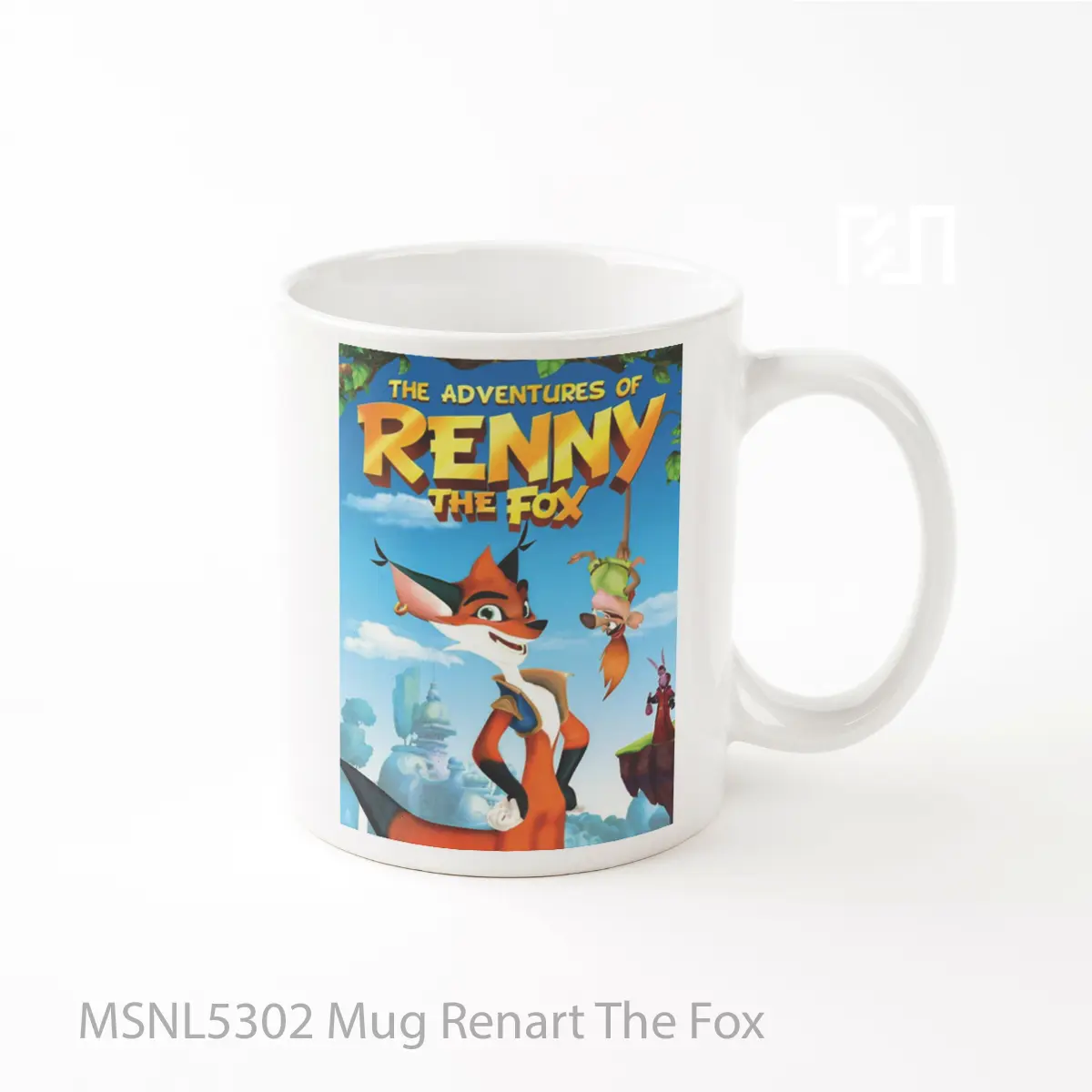 Mug Renart The Fox Gelas Keramik Tema Film MSNL5302