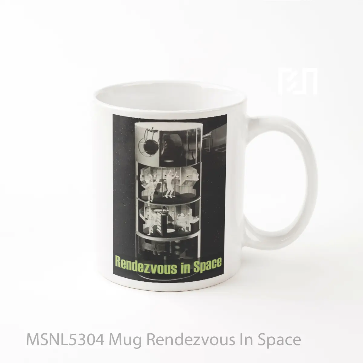 Mug Rendezvous In Space Gelas Keramik Tema Film MSNL5304