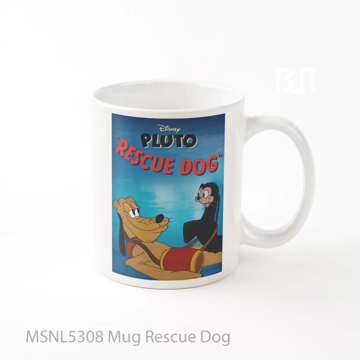 Mug Rescue Dog Gelas Keramik Tema Film MSNL5308