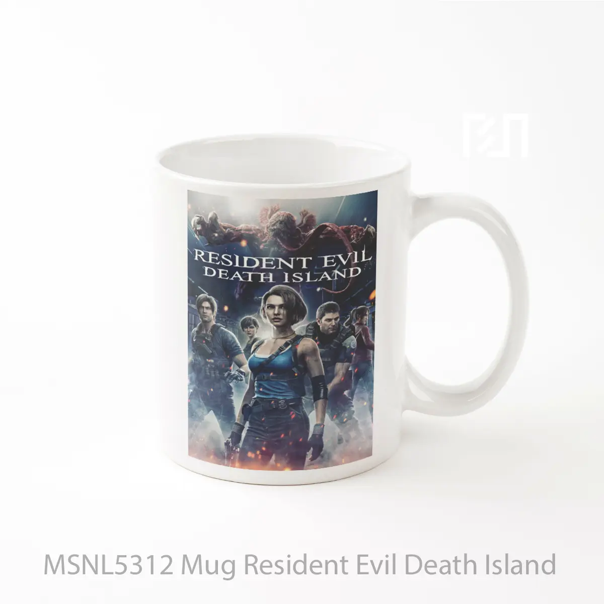 Mug Resident Evil Death Island Gelas Keramik Tema Film MSNL5312