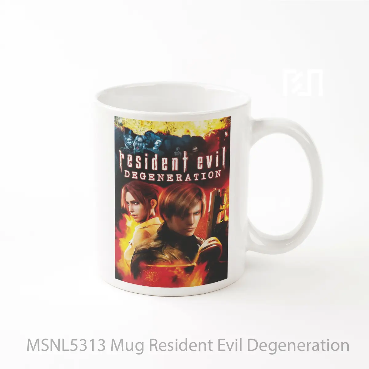 Mug Resident Evil Degeneration Gelas Keramik Tema Film MSNL5313