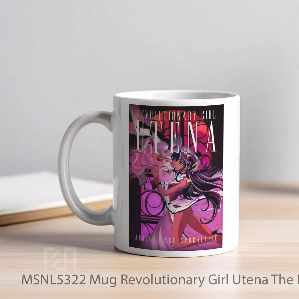 Mug Revolutionary Girl Utena The Movie Gelas Keramik Tema Film MSNL5322 - Tampak Kiri