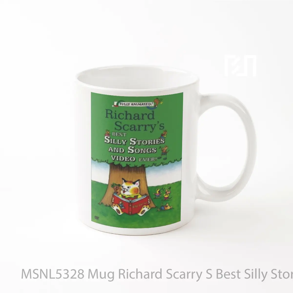 Mug Richard Scarry S Best Silly Stories And Songs Video Ever Gelas Keramik Tema Film MSNL5328