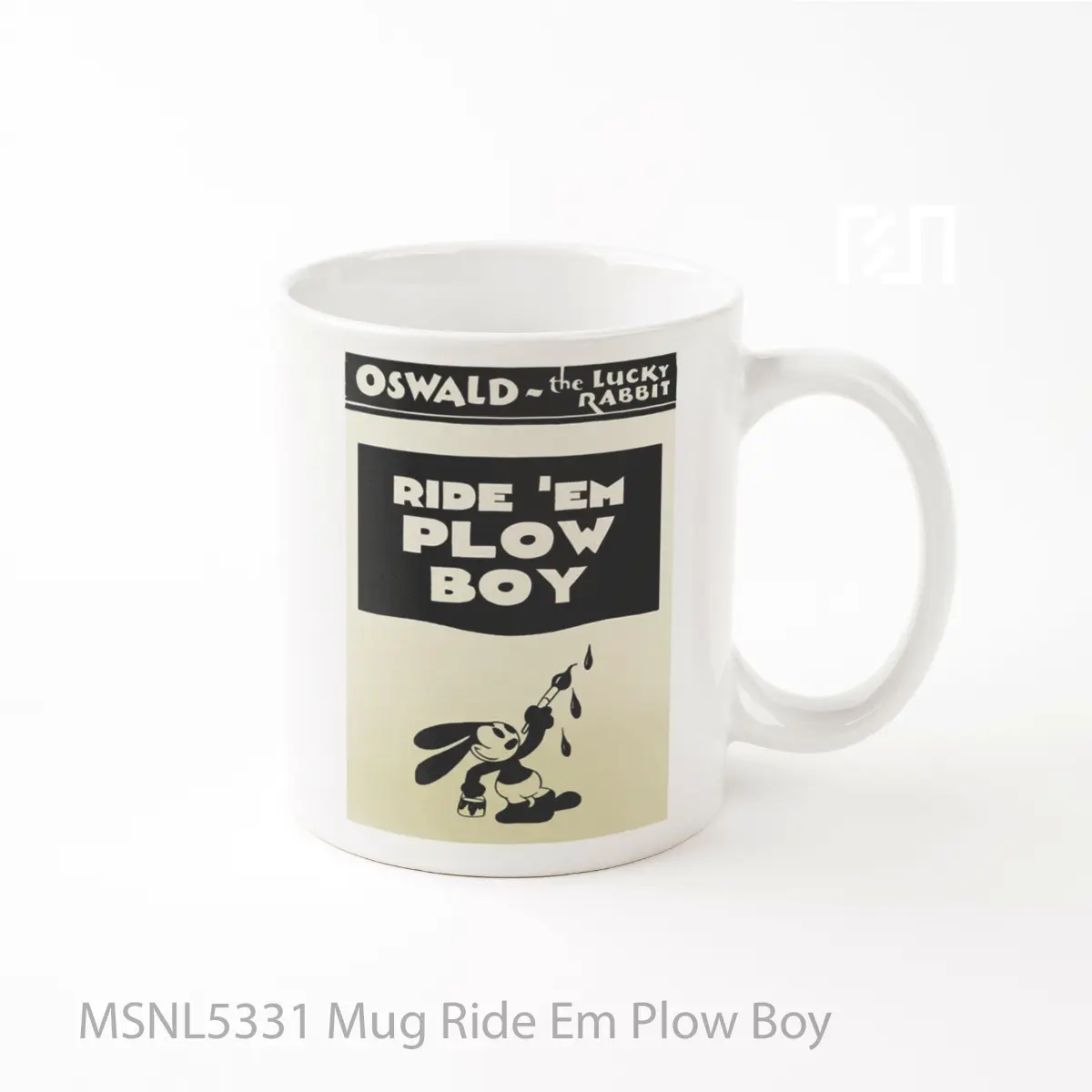 Mug Ride Em Plow Boy Gelas Keramik Tema Film MSNL5331